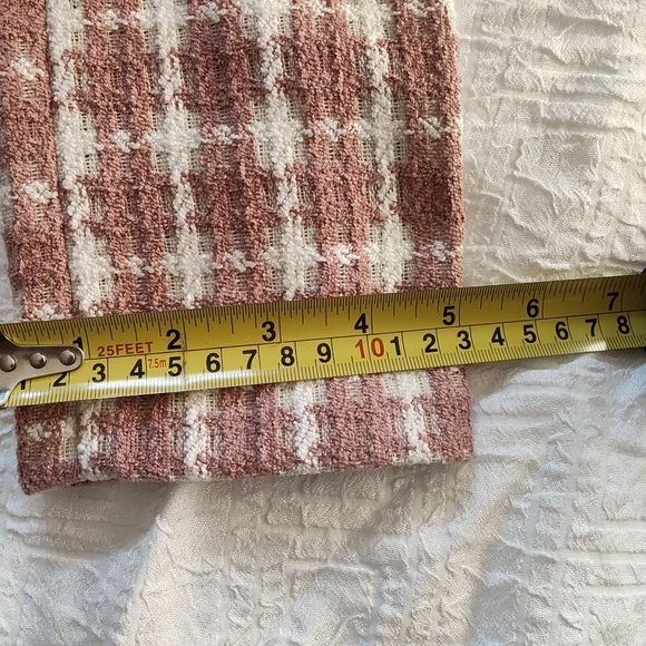 LULUS Women's Pink Plaid Double-Breasted Jacket - Picture 16 of 16